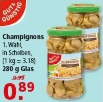 Multi Markt GUT & GUNSTIG Champignons Angebot
