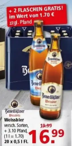 Multi Markt Benediktiner Weisstric Weissbier Angebot
