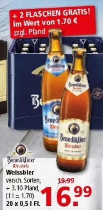 Multi Markt Benediktiner Weisstric Weissbier Angebot