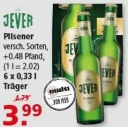 Multi Markt JEVER Pilsener Angebot