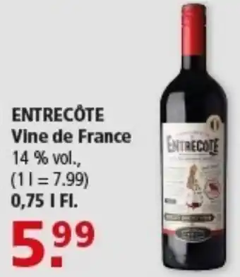 Multi Markt ENTRECÔTE Vine de France Angebot