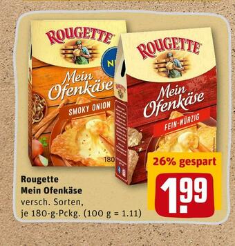 REWE Rougette mein ofenkäse Angebot