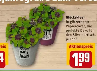 REWE Glücksklee Angebot