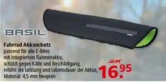 Multi Markt BASIL Fahrrad Akkuschutz Angebot