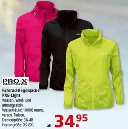 Multi Markt PRO-X elements Fahrrad-Regenjacke PXE-Light Angebot