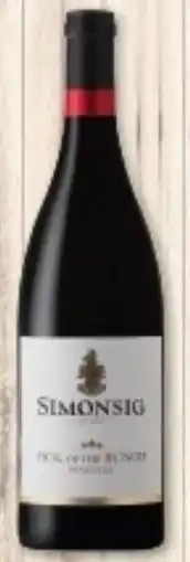 Multi Markt Simonsig, Pick of the Bunch, Pinotage W.O. Stellenbosch Angebot