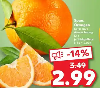 Kaufland Span. Orangen Angebot
