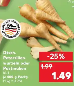 Kaufland Dtsch. Petersilien- wurzeln oder Pastinaken Angebot