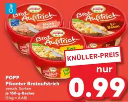 Kaufland POPP Pikanter Brotaufstrich Angebot