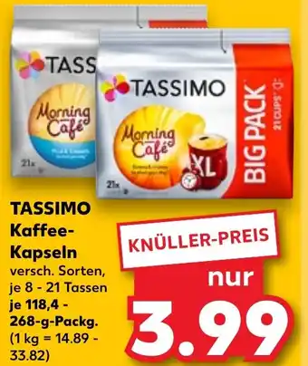 Kaufland TASSIMO Kaffee- Kapseln Angebot