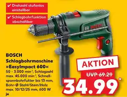 Kaufland BOSCH Schlagbohrmaschine EasyImpact 600 Angebot
