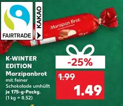 Kaufland K-WINTER EDITION Marzipanbrot Angebot