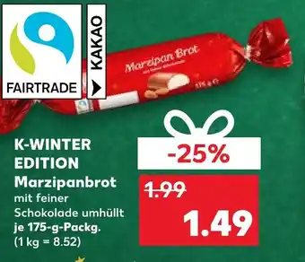Kaufland K-WINTER EDITION Marzipanbrot Angebot
