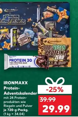 Kaufland IRONMAXX Protein- Adventskalender Angebot