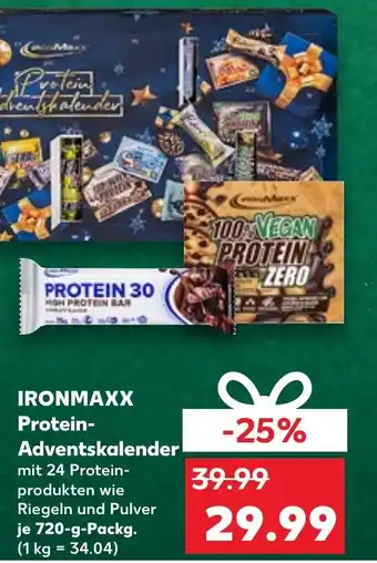 Kaufland IRONMAXX Protein- Adventskalender Angebot