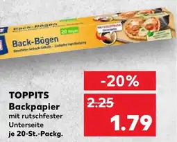 Kaufland TOPPITS Backpapier Angebot