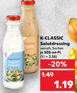 Kaufland K-CLASSIC Salatdressing Angebot