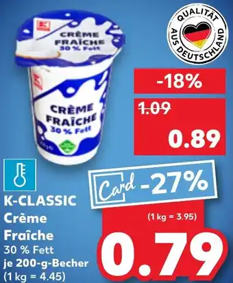 Kaufland K-CLASSIC Crème Fraîche Angebot