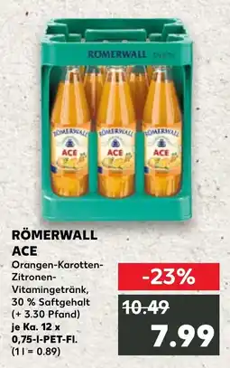 Kaufland ROMERWALL ACE Orangen-Karotten- Zitronen- Vitamingetränk Angebot