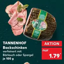 Kaufland TANNENHOF Backschinken Angebot
