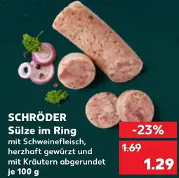 Kaufland SCHRÖDER Sülze im Ring Angebot
