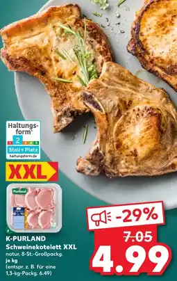 Kaufland K-PURLAND Schweinekotelett XXL Angebot