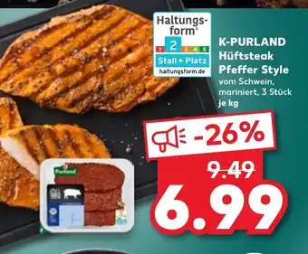 Kaufland K-PURLAND Hüftsteak Pfeffer Style Angebot