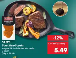 Kaufland SAM'S Straußen-Steaks Angebot