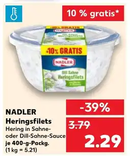 Kaufland NADLER Heringsfilets Angebot