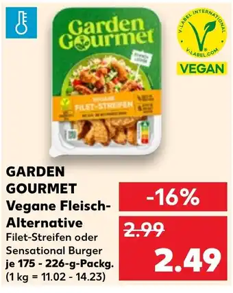 Kaufland GARDEN GOURMET Vegane Fleisch- Alternative Angebot