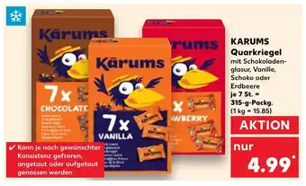 Kaufland KARUMS Quarkriegel Angebot