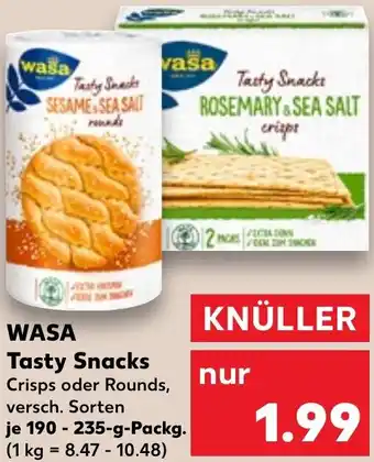 Kaufland WASA Tasty Snacks Angebot