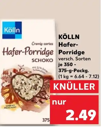 Kaufland KÖLLN Hafer-Porridge Porridge Angebot