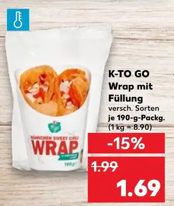 Kaufland K-TO GO Wrap mit Füllung Angebot