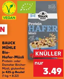 Kaufland BAUCK MÜHLE Bio- Hafer-Müsli Angebot