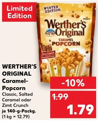 Kaufland WERTHER'S ORIGINAL Caramel- Popcorn Angebot