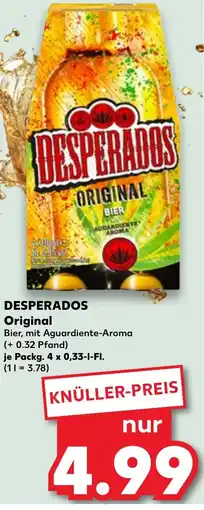 Kaufland DESPERADOS Original Angebot