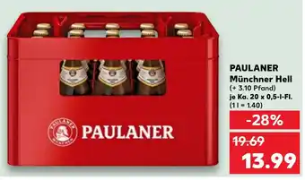 Kaufland PAULANER Münchner Hell Angebot