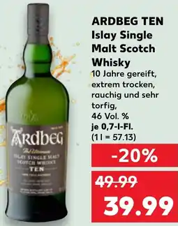 Kaufland ARDBEG TEN Islay Single Malt Scotch Whisky Angebot
