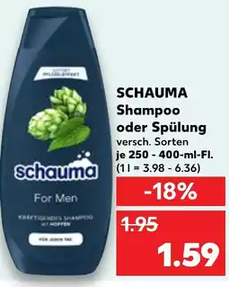 Kaufland SCHAUMA Shampoo oder Spülung Angebot
