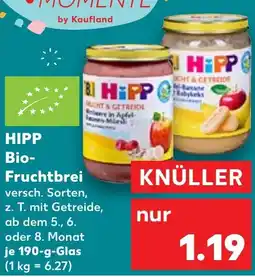 Kaufland HIPP Bio- Fruchtbrei Angebot