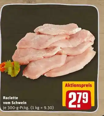 REWE Raclette vom schwein Angebot