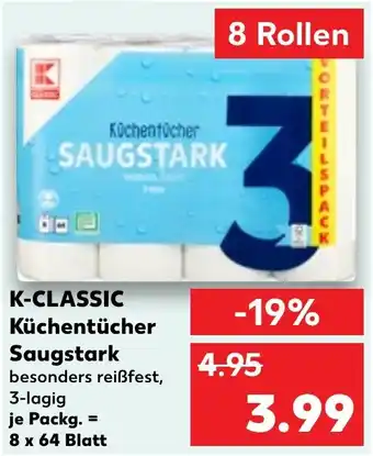 Kaufland K-CLASSIC Küchentücher Saugstark Angebot