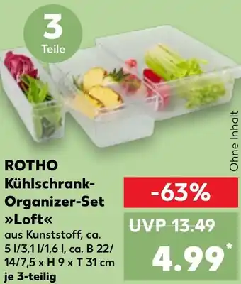 Kaufland ROTHO Kühlschrank- Organizer-Set Loft Angebot