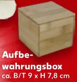 Kaufland Aufbe- Aufbe- wahrungsbox ca. B/T 9 x H 7,8 cm Angebot