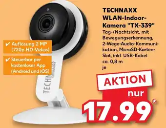 Kaufland TECHNAXX WLAN-Indoor- Kamera "TX-339" Angebot