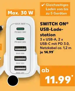 Kaufland SWITCH ON USB-Lade- station Angebot