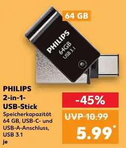 Kaufland PHILIPS 2-in-1- USB-Stick Angebot