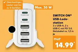 Kaufland SWITCH ON USB-Lade- station Angebot