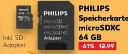 Kaufland PHILIPS Speicherkarte microSDXC 64 GB Angebot